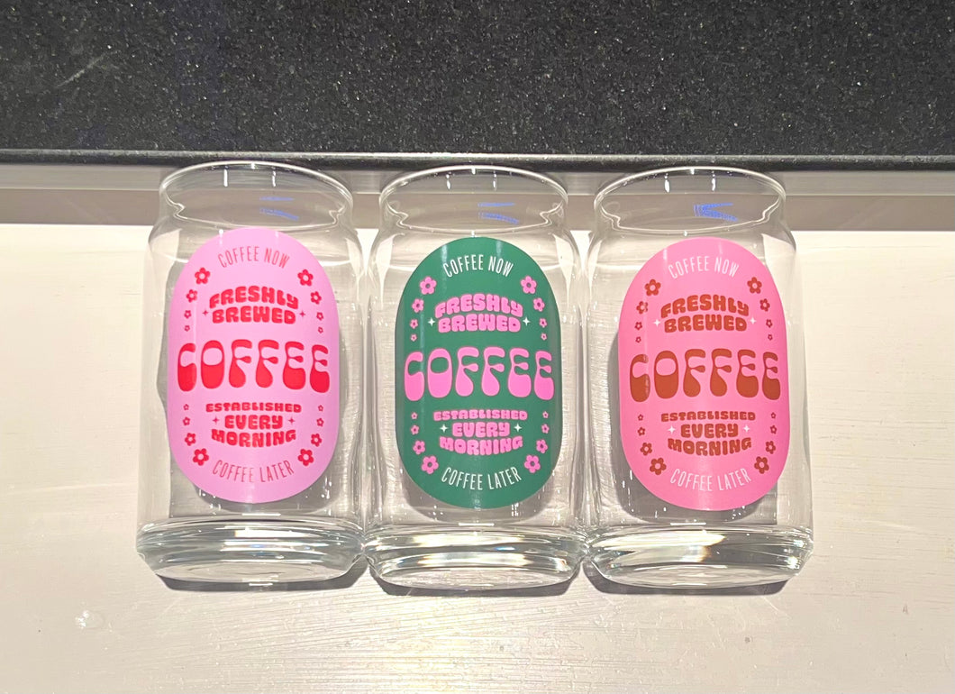 Groovy Coffee Decal Cups
